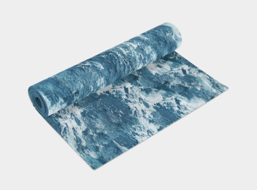 ocean waves yoga mat